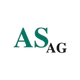 Logo von AS Abrechnungstelle für Heil-, Hilfs-, und Pflegeberufe. Ein grünes AS und ein schwarzes tiefgestelltes AG.